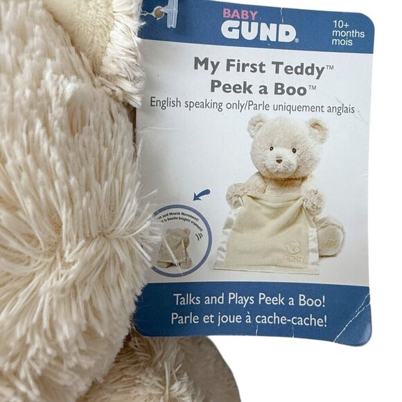 GUND Peek-A-Boo Teddy Bear Animated Stuffed Animal Plush - Picture 4 of 12